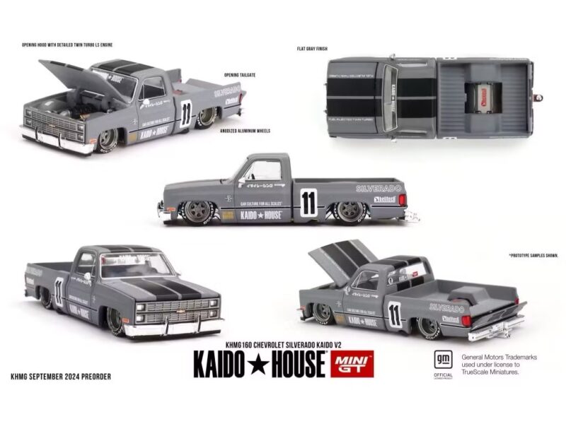 MINI GT KHMG160 雪佛蘭 Silverado 凱多 V2