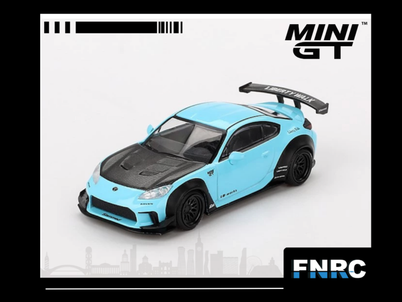 MINI GT #873 Toyota GR86 LBWK Baby Blue
