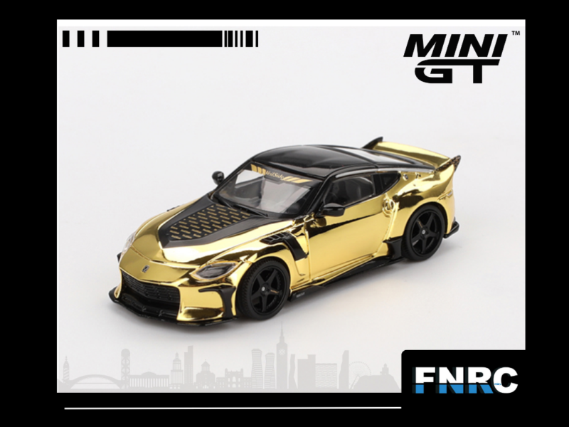 MINI GT #985 Nissan Z VeilSide FFZ400 Gold Chrome