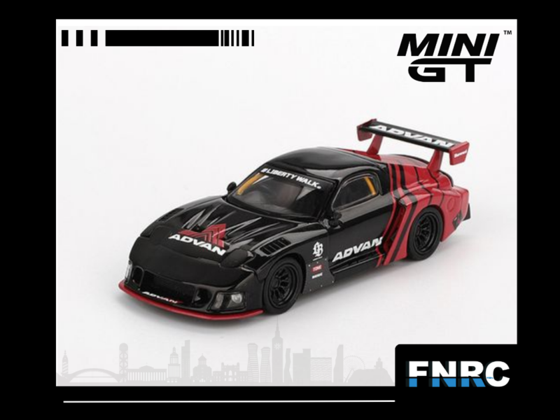 MINI GT #983 RX-7 ADVAN 塗裝