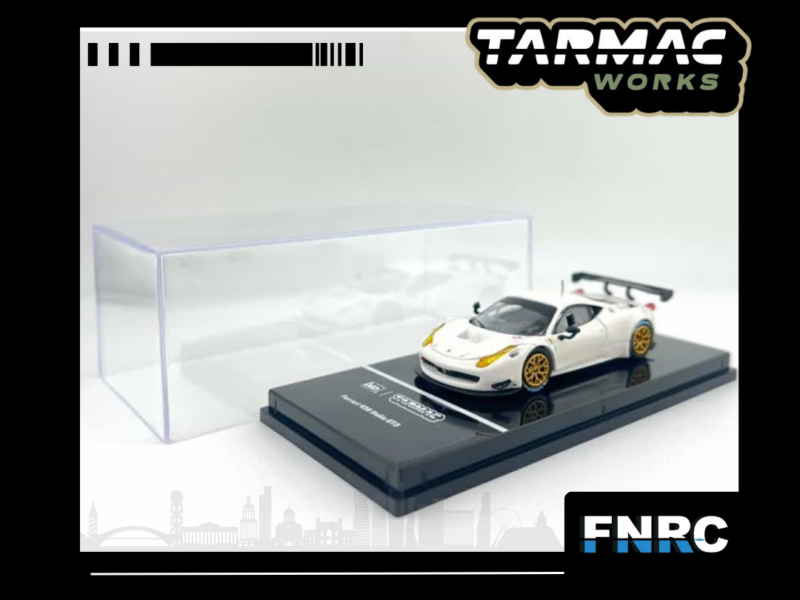 T64R-074-WH Ferrari 458 Italia GT3 White