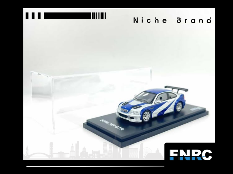 AR Box MW M3 E46 GTR 銀色藍拉花