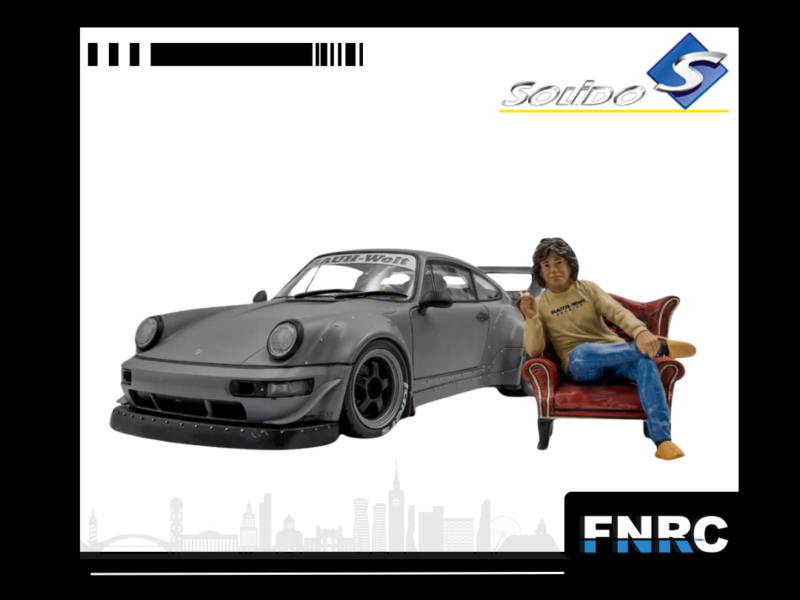 Solido x AD RWB BODYKIT NARDO GREY 2024 合金車+樹脂人偶