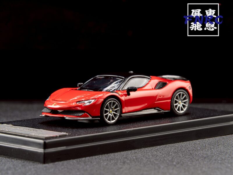 SH 法拉利 SF90 紅色黑頂