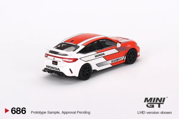 #686 Honda Civic Type R FL5 Pace Car 紅白