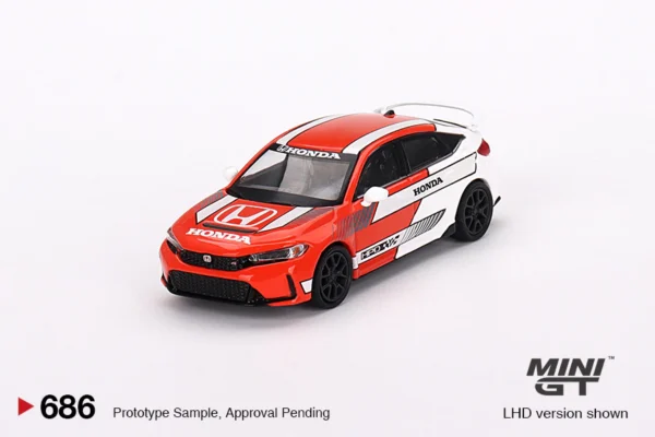 #686 Honda Civic Type R FL5 Pace Car 紅白