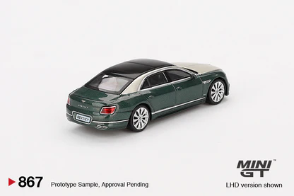 #867R Bentley Flying Spur 香檳銀/綠