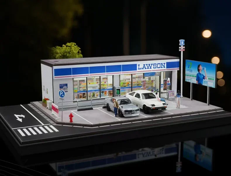收藏家 1/64 LAWSON便利商店大場景