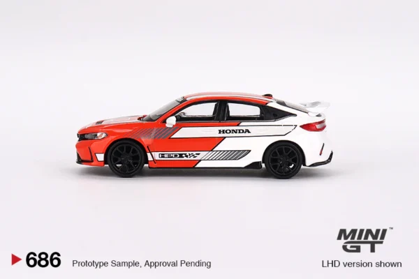#686 Honda Civic Type R FL5 Pace Car 紅白