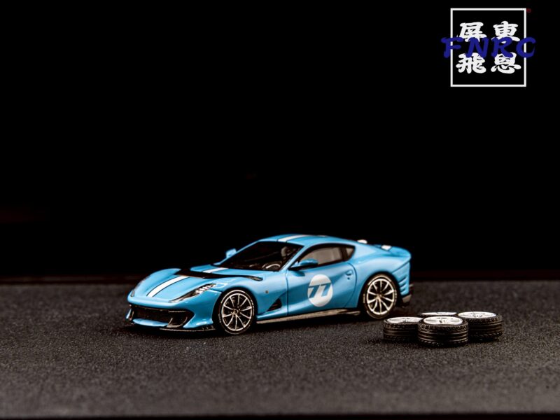 TOC 1/64 法拉利 812 BIANCO KING 寶寶藍