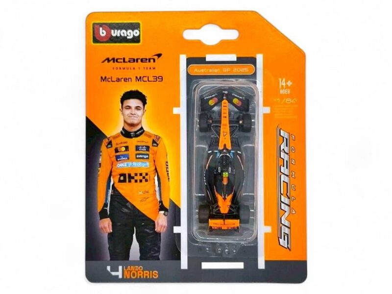 Bburago F1吊卡 Lando Norris Bburago F1吊卡 Lando Norris