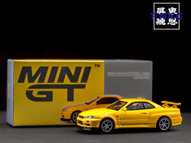 #762 Nissan Skyline GT-R R34 黃 #762 Nissan Skyline GT-R R34 黃