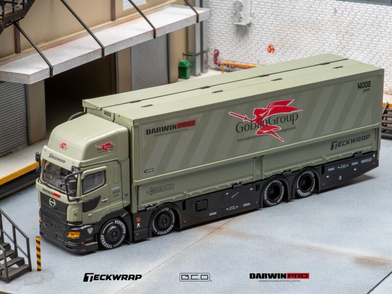 《車友代標》 GCD 深圳九州會展限定 日野700 女武神塗裝