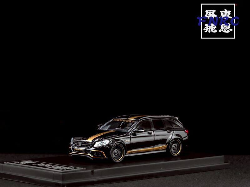 D.Bo Model DCM C63S AMG S205 黑色 低趴改裝版 金色拉花 有附水貼