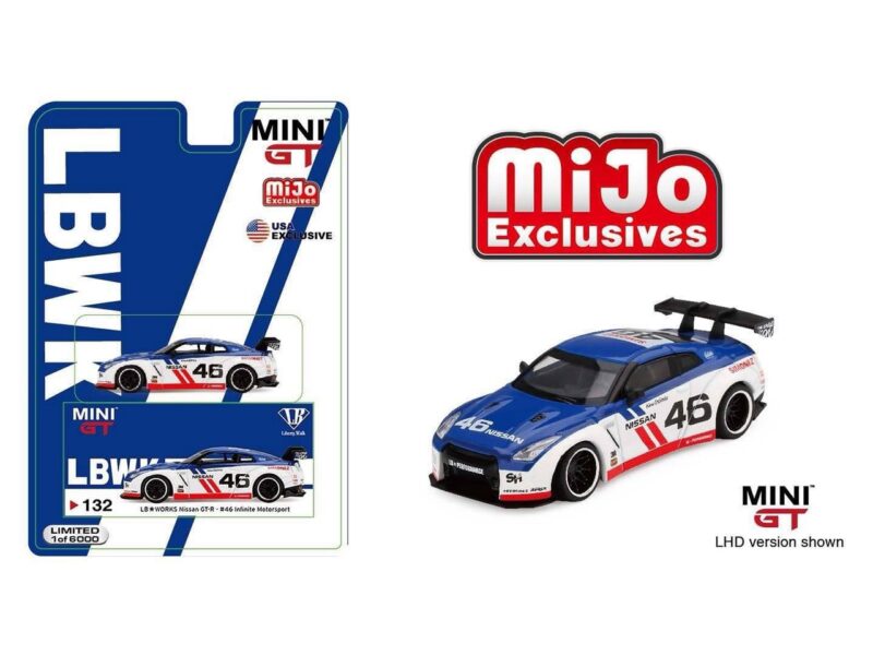 《車友代標》MINI GT 絕版品 No.132 Nissan GT-R Type 1 Rear Wing ver 1 #46