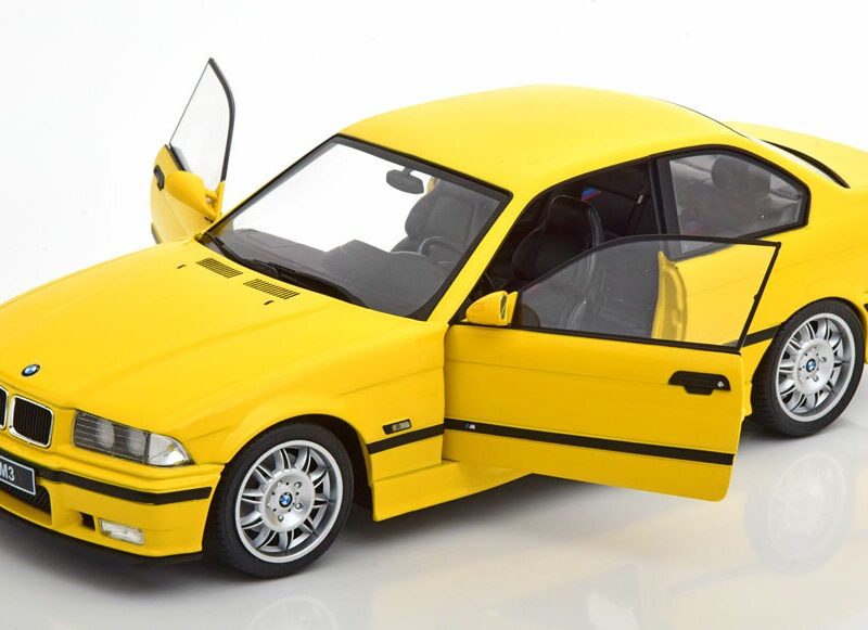 1/18 Solido BMW E36 Coupe M3 黃色