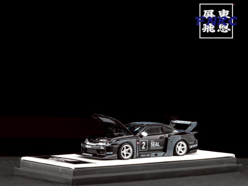 《絕版品》 TM Nissan LBWK S15 黑色拉花引擎蓋可開