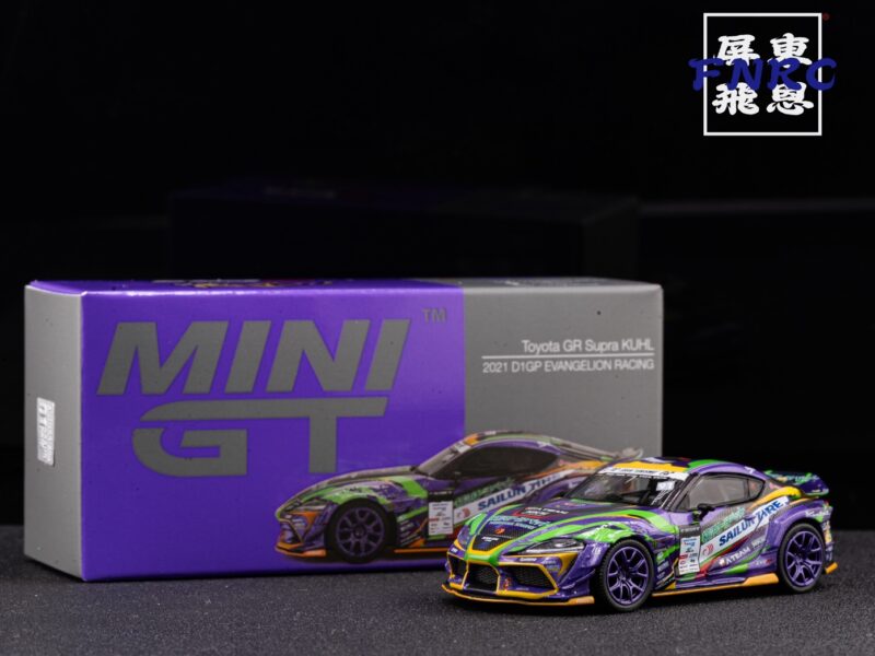 《滿千原價加購》MINI GT 日本限定 吊卡版本 EVA RACING GR SUPRA A90