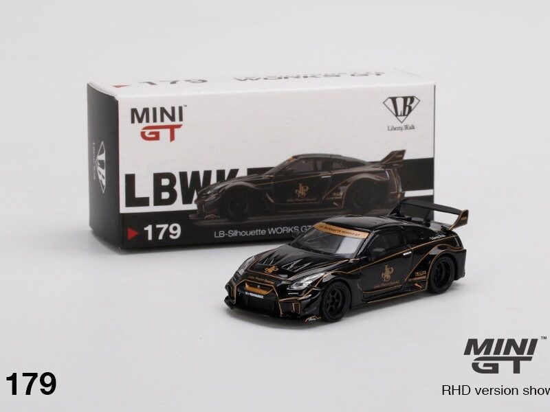 《車友代標》MINI GT No.179 絕代吊卡 LBWK Nissan 35GT-RR JPS