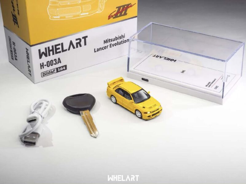 《瑕疵在哪?》 WHELART 1/64 三菱 EVO III 前後大燈可亮 《瑕疵在哪?》 WHELART 1/64 三菱 EVO III 前後大燈可亮