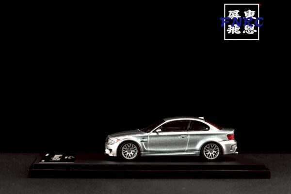 7cm Model 1/64 BMW E82 1M Coupe 銀色