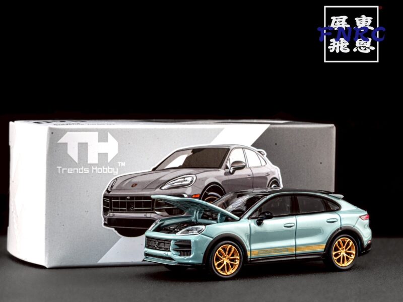 《車友代標》 Trends Hobby 保時捷 Cayenne Turbo GT 水泥灰