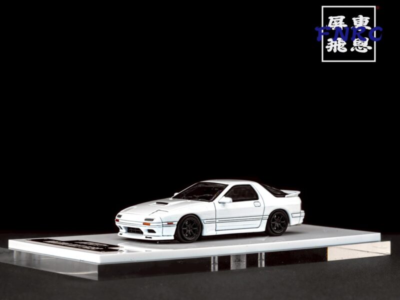 《車友代標》ATS Model 1/64 馬自達 FC3S RX7 白色