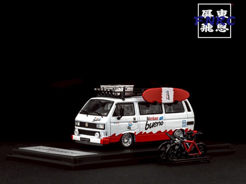 《車友代標》 Mortal Model 1/64 福斯 T3 健達出奇蛋塗裝 配件版