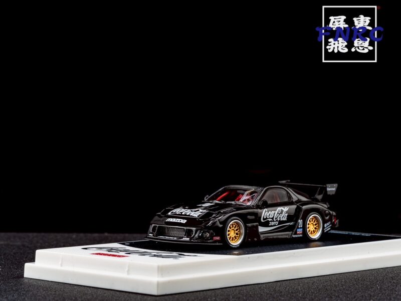 CC 1/64 馬自達 RX-7 黑色可口可樂 CC 1/64 馬自達 RX-7 黑色可口可樂