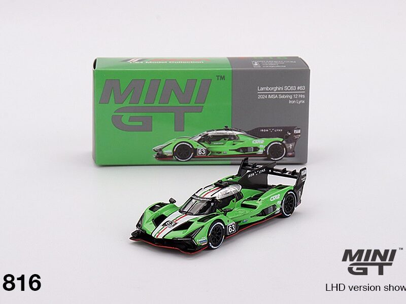 《車友代標》 Lamborghini SC63 #63 Iron Lynx 2024 IMSA Sebring 12 Hrs