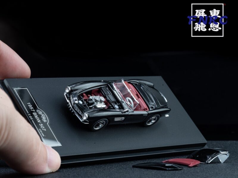 《稀有絕版品》 GFCC 1/64 BMW 507 前後可開 復古敞篷車