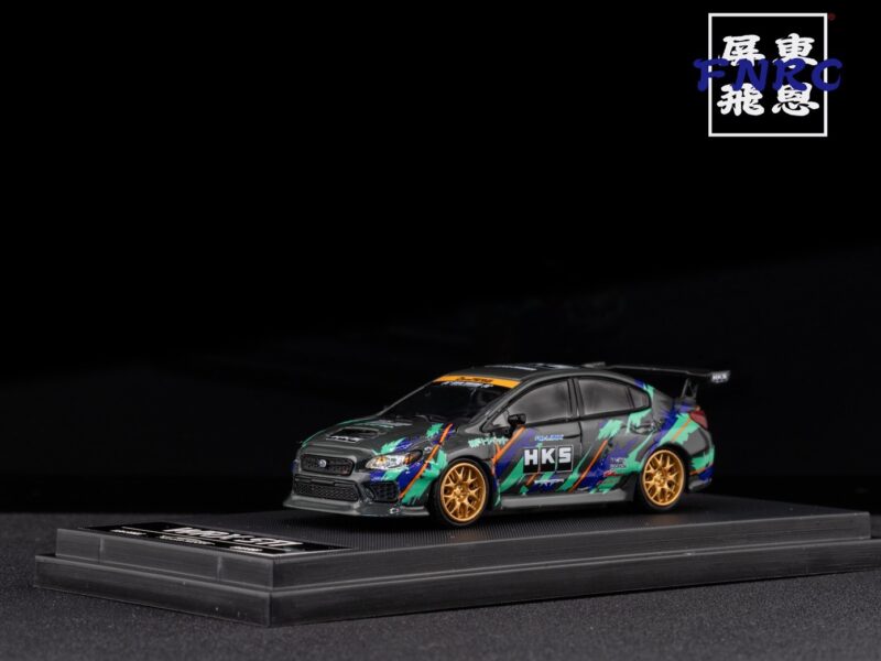 《絕版品》 AM 1/64 SUBARU WRX HKS塗裝