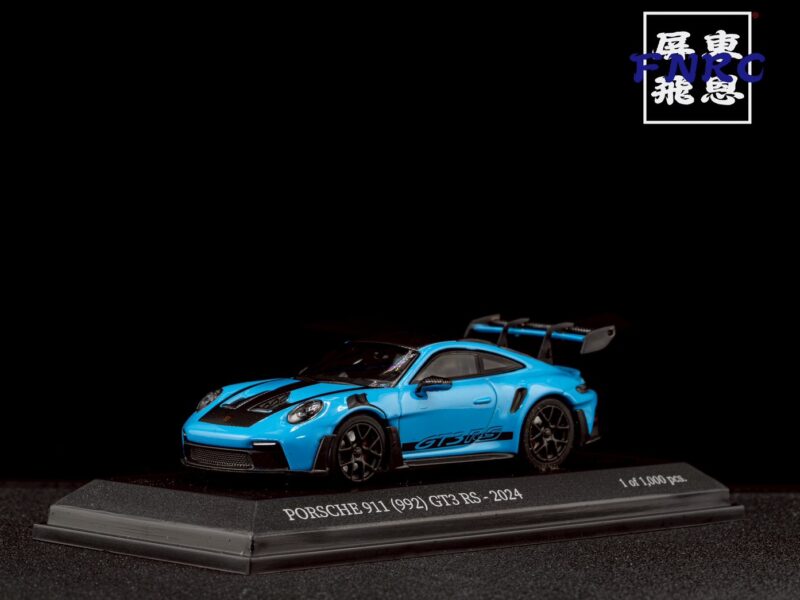 《絕版品》 MINICHAMPS 1/64 保時捷 GT3 RS 藍黑 《絕版品》 MINICHAMPS 1/64 保時捷 GT3 RS 藍黑