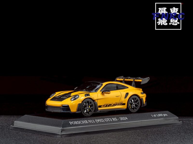 《絕版品》 MINICHAMPS 1/64 保時捷 GT3 RS 黃黑 《絕版品》 MINICHAMPS 1/64 保時捷 GT3 RS 黃黑