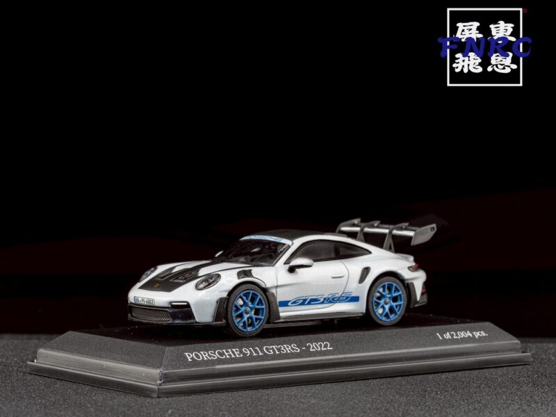 《絕版品》 MINICHAMPS 1/64 保時捷 GT3 RS 灰藍 《絕版品》 MINICHAMPS 1/64 保時捷 GT3 RS 灰藍