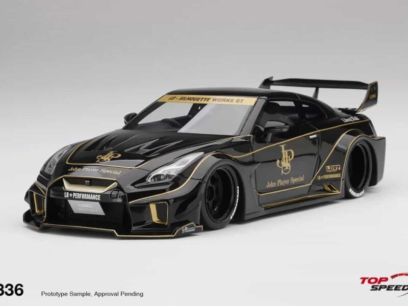 《車友代標》 Top Speed 1/18 Nissan LBWK 35GT-RR JPS塗裝