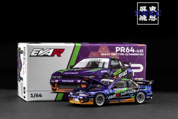 POPRACE 1/64 Nissan PANDEM S13 EVA 福音戰士