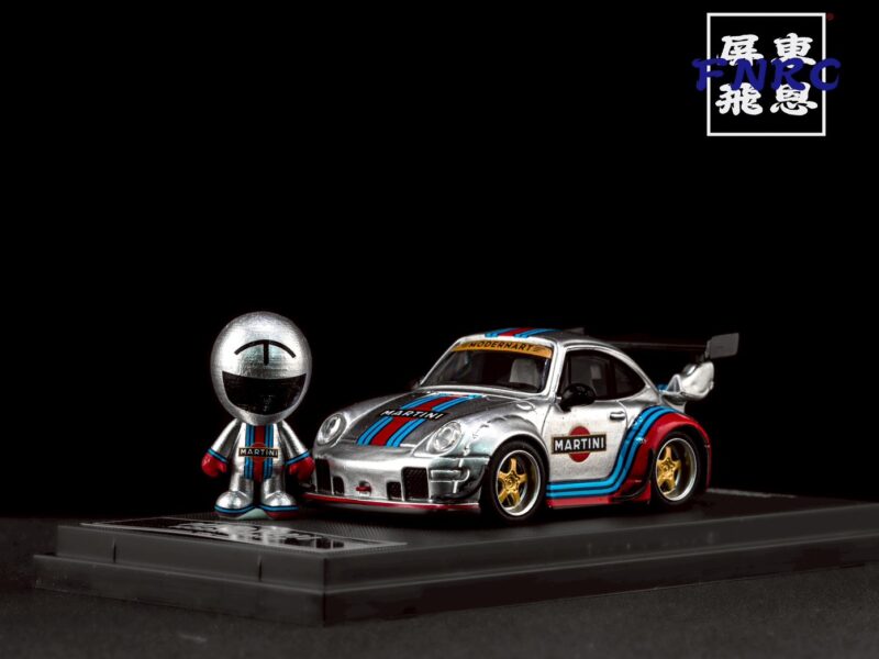 《超絕版品》 MODERNART 1/64 保時捷 RWB993 馬丁尼人偶版 合金Q車 《超絕版品》 MODERNART 1/64 保時捷 RWB993 馬丁尼人偶版 合金Q車