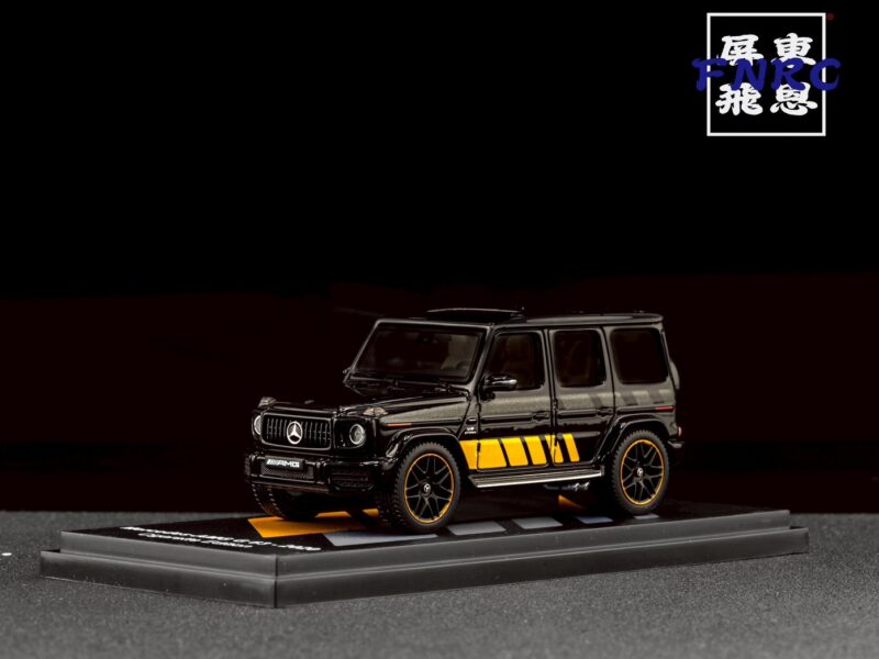 《北京會展限定》AR 1/64 賓士 G63 黑黃色