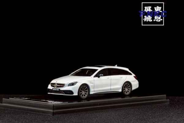 King Model 1/64 賓士 CLS63 白色 惡魔之眼