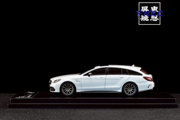 King Model 1/64 賓士 CLS63 白色 惡魔之眼