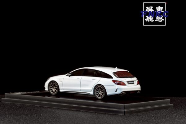 King Model 1/64 賓士 CLS63 白色 惡魔之眼