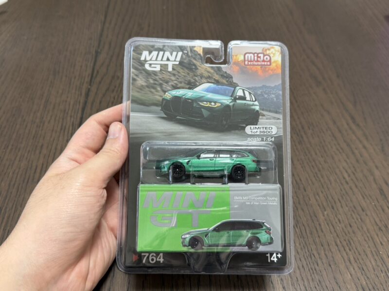 《車友代標》 MINI GT No.764 BMW M3 Touring 綠 吊卡版