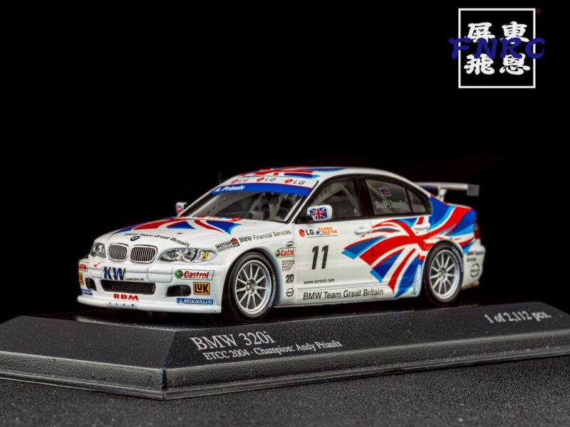 《車友代標》 MINICHAMPS 1/43 BMW 320i Team UK ETCC 2004