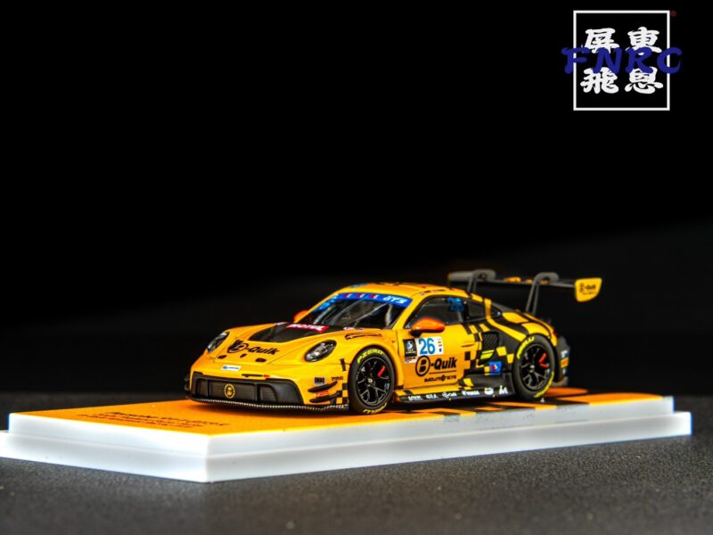 AR Box 1/64 保時捷 992 GT3 R 泰國金屬黃26號塗裝 AR Box 1/64 保時捷 992 GT3 R 泰國金屬黃26號塗裝