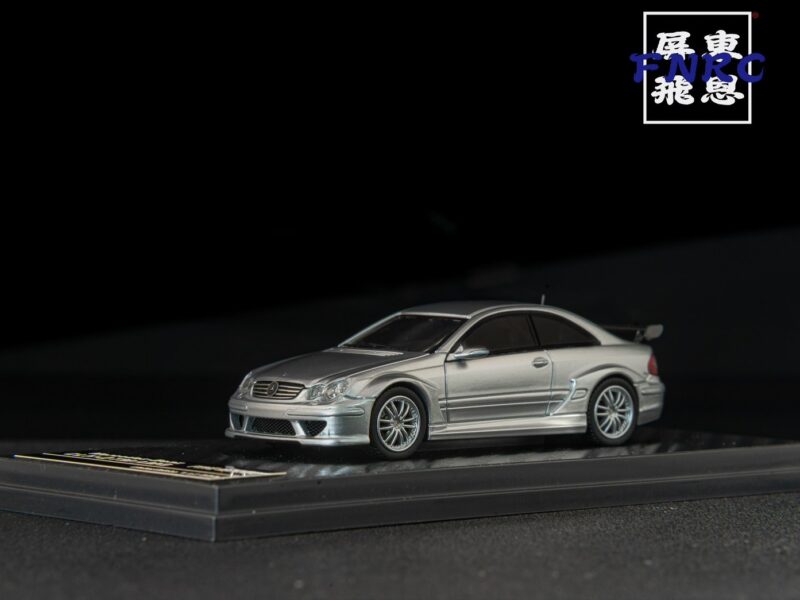 Fine Model 1/64 賓士 CLK DTM AMG 銀色