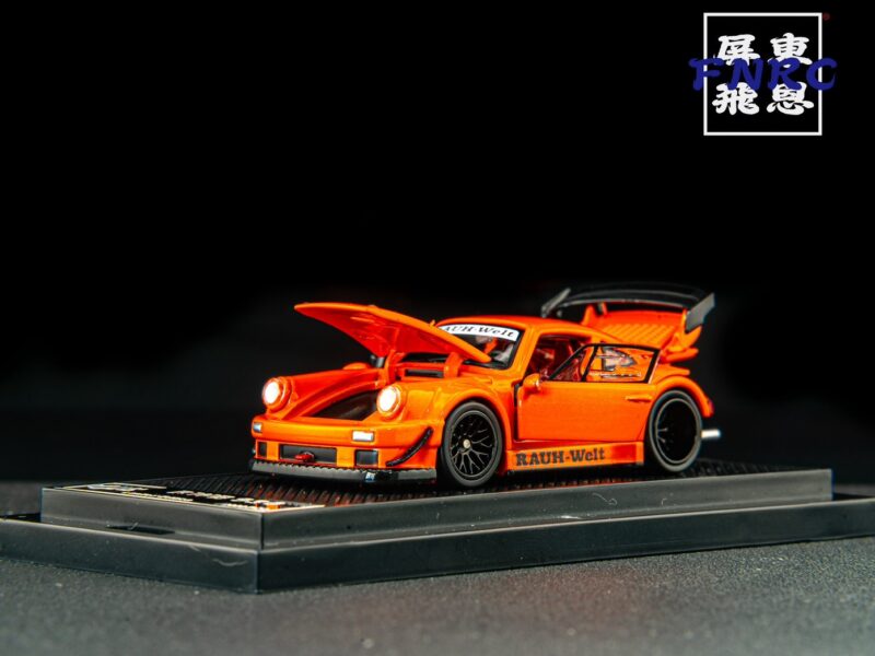 FG Model 1/64 保時捷 RWB930 金屬橙