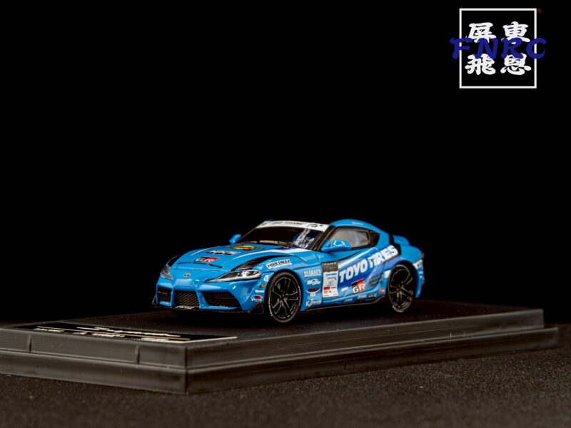 AM 1/64 Toyota A90 Supra D1 甩尾 藍色 AM 1/64 Toyota A90 Supra D1 甩尾 藍色