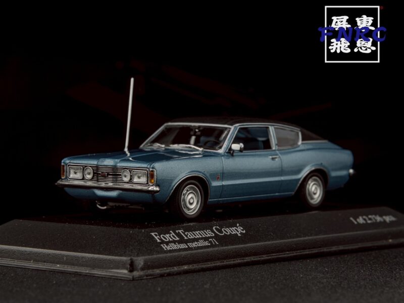 《車友代標》 MINICHAMPS 1/43 福特 Taunus Coupe 1970藍色 《車友代標》 MINICHAMPS 1/43 福特 Taunus Coupe 1970藍色