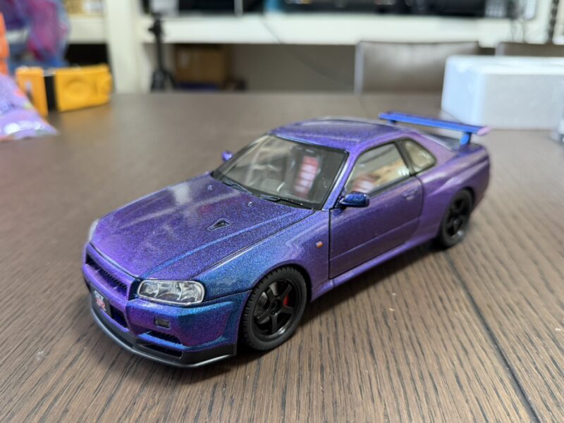 《車友代標》 Jinlifang 1/18 Nissan GTR R34 午夜紫 《車友代標》 Jinlifang 1/18 Nissan GTR R34 午夜紫